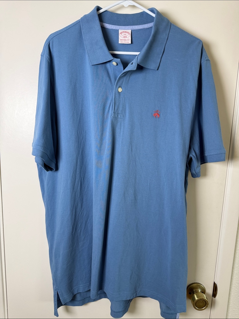 Brooks Brothers Original Fit Men's Polo Shirt - Blue XXL
